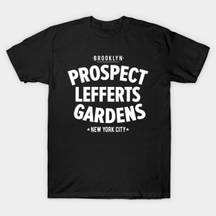 Prospect Lefferts Gardens Minimalist Design - Brooklyn, New York T-Shirt